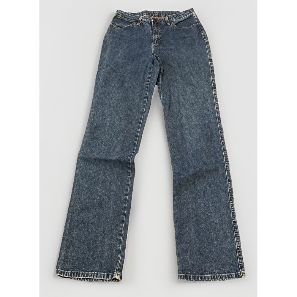 Vintage Wrangler Women's Jeans Size 28x33 Medium Wash Straight Leg USA - Picture 2 of 5
